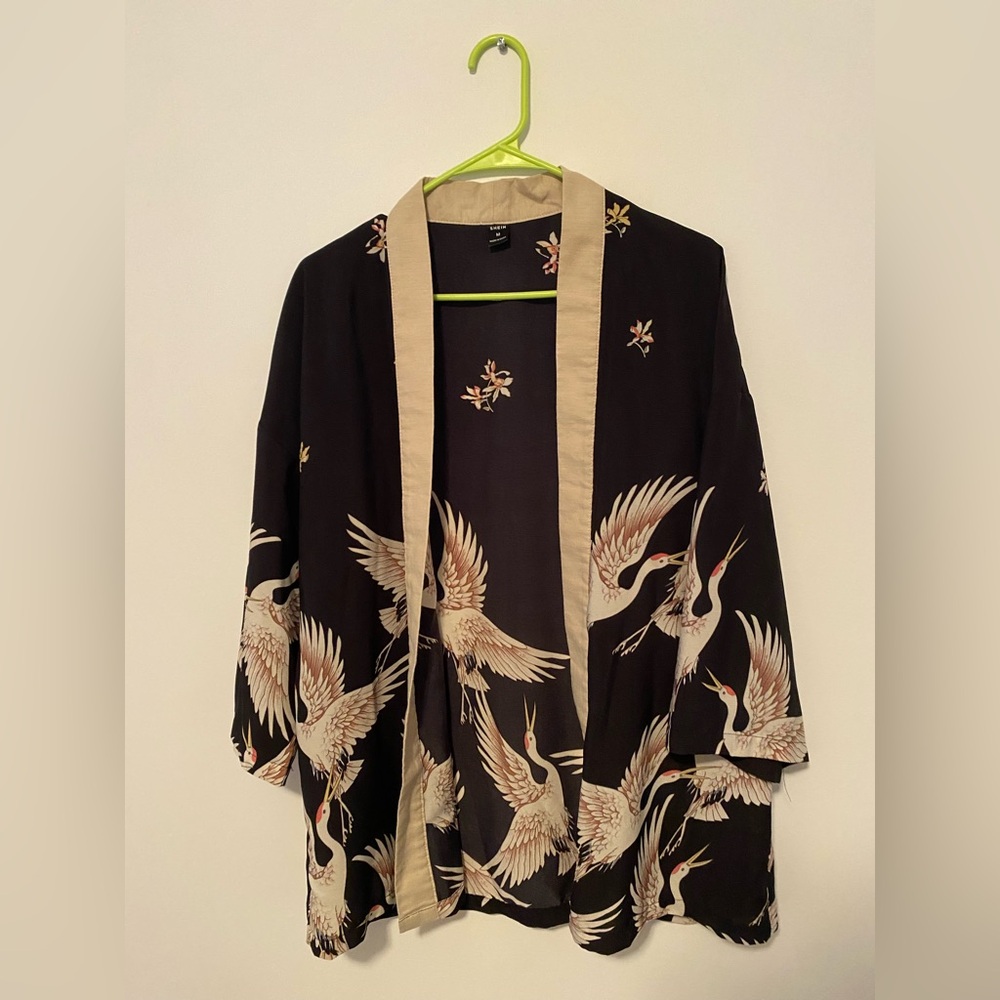 SHEIN Kimono and Shorts Set